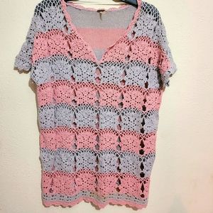 Free People dress cotton Silk XS TP